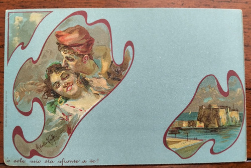 1900 cartolina della valle - 1900,