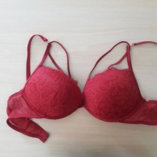 INTIMISSIMI reggiseno pushup in pizzo rosso t. 4B push-up sexy lingerie donna