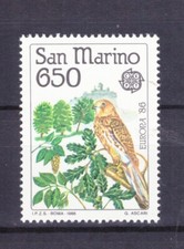 Francobolli San Marino 1986 Europa Unita Natura Ambiente 650 Lire MNH  SAS1183