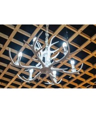 Lampadario country corna - lampadario,