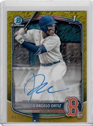 2025 bowman chrome - chrome, prospect