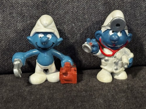 Lotto vintage puffi - vintage, x2