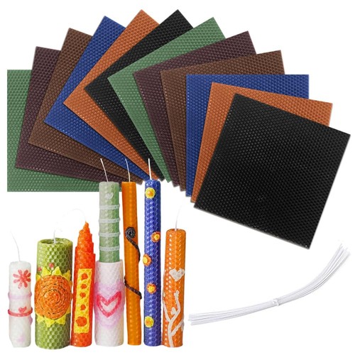 Set candele di cera - 12,