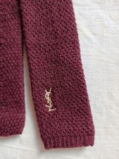 Cravatta Yves Saint Laurent In Lana, Vintage Originale, Condizioni Ottime