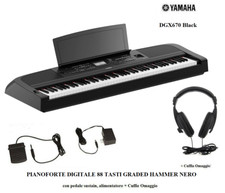 YAMAHA DGX670 Black PIANO