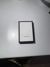 Fermasoldi Gucci in pelle nera