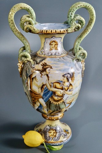 Vaso faience italiano ceramica - faience,