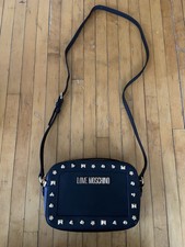 Love moschino black leather - love,