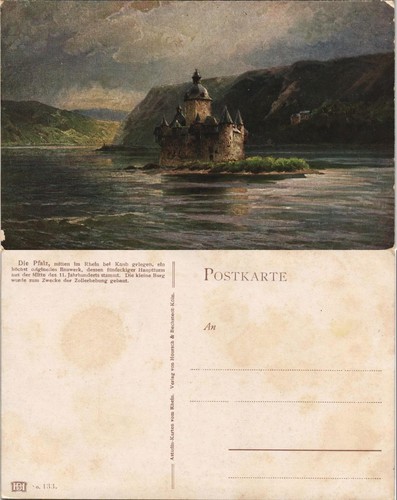 Cartolina artista kaub - cartolina, d'artista