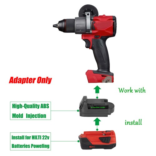 Adattatore per hilti - per, 22v