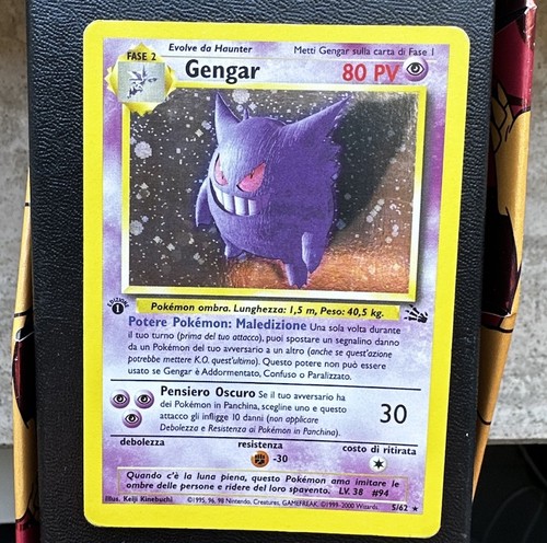 Carta pokémon gengar - carta, |