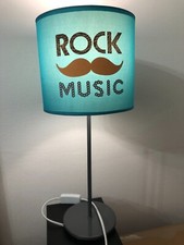 Lampada da tavolo Abatjour Maison Du Monde Rock Music 240V E14 50Hz 40W usata OK