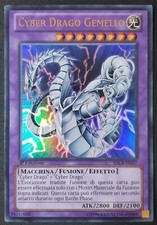 CYBER DRAGO GEMELLO 1^ Edizione Ultra Rara in Italiano SDCR-IT037 YUGIOH