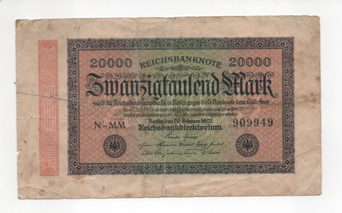 Banconota germania 20000 - banconota,