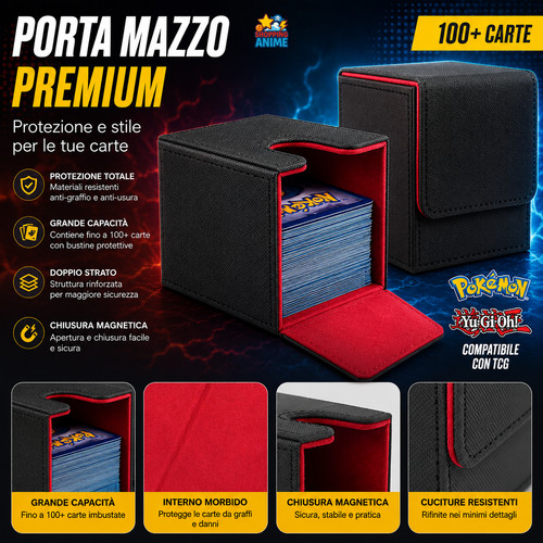 Porta mazzo carte pokemon - mazzo,