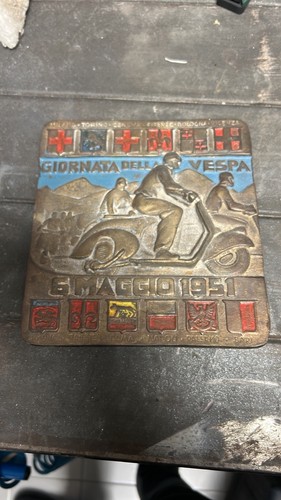 Targa giornata della vespa - della,