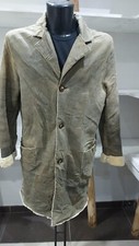GIACCA DI PELLE usata JCM Uomo Man Marrone TG 52 PGC259PI