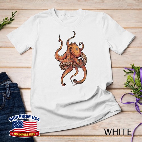 Shirt unisex octopus - t-shirt,