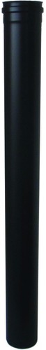 Ati tubo inox - nero, Ø100