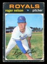 1971 TOPPS OPC O PEE CHEE BASEBALL #581 Roger Nelson LG-VG Kansas City Royals