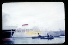 Blurry Ocean Liner navi passeggeri in Italia nei primi anni 50, diapositiva pellicola u23b