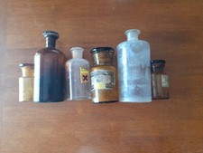 Lotto Antichi Flaconi Vasi Farmacia Primi 900 