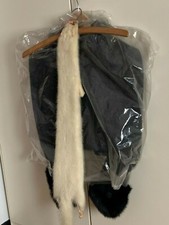 Un visone bianco intero della Pellicceria Annabella di Pavia vintage anni ‘70