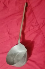 MESTOLO GRANDE RAME STAGNATO? lunghezza 42 cm diametro 13,5 cm