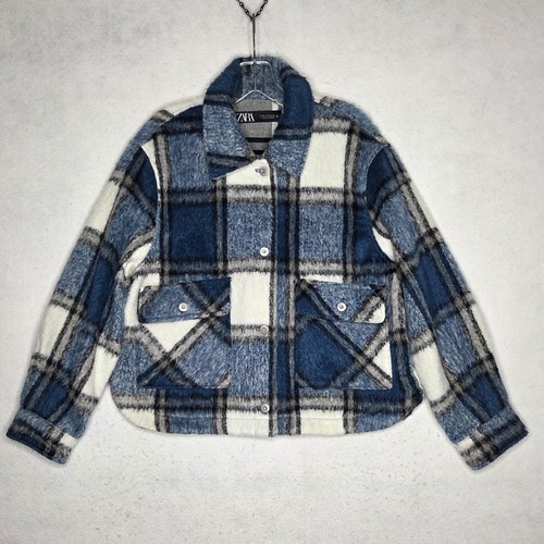 Giacca zara cropped plaid - giacca,