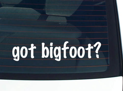 Got bigfoot decalcomania auto - got,