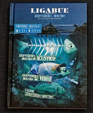 Cofanetto 2 CD+DVD Ligabue Arrivederci Mostro In Acustico Autografato