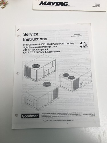 Manuale servizio goodman - di,