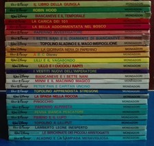 Lotto blocco 26 libri IMPARO A LEGGERE CON TOPOLINO Disney Mondadori classici
