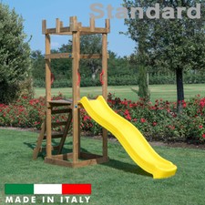 SAVINOUTDOOR Scivolo bambini Torre Singola Standard Parco Giochi da Giardino 