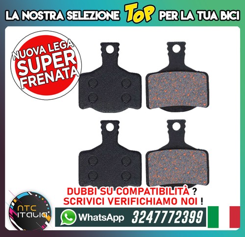2coppie pastiglie freno bike - 2coppie,