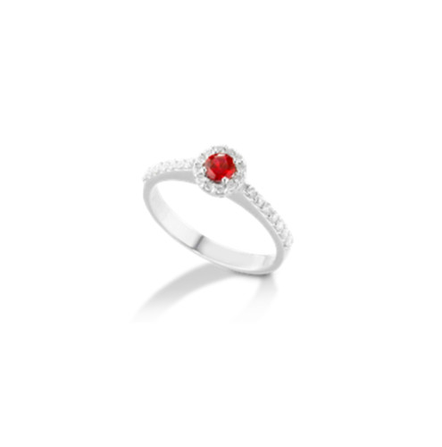 Anello oro bianco - anello,