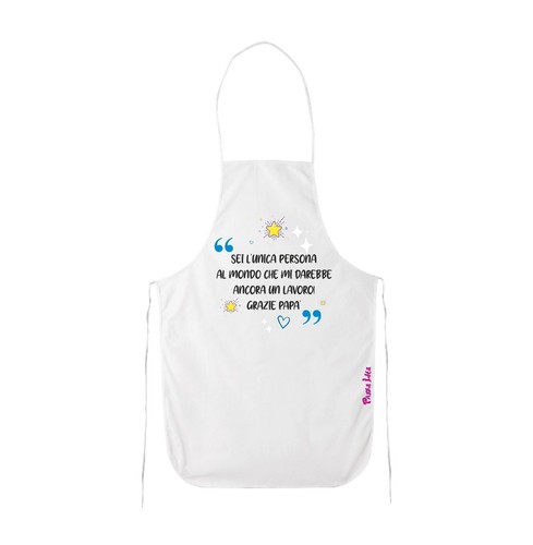 Grembiule bianco uomo cucina - bianco,