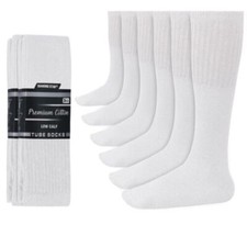 6-12-18 Pairs Men's White Tube