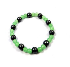 Bracciale 100% giada verde