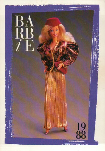 Barbie fashion card - barbie,