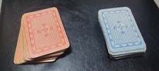  DUE MAZZI DI CARTE DA  RAMINO/POKER   CAMBISSA & CO.  TRIESTE 198-7  OTT 1956  