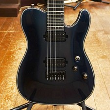 SCHECTER HELLRAISER HYBRID PT-7 AD-PT-HR-HB Acero + mogano usato con custodia...