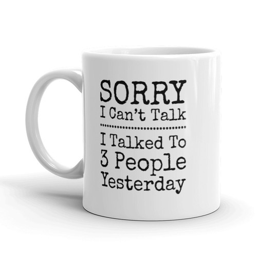 Tazza caffè sorry can t - da, i