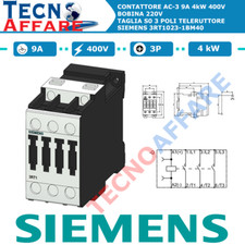Contattore AC-3 9A 400V 4kW 3P