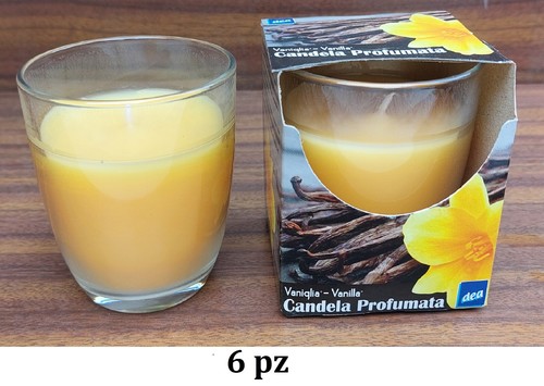 Candela profumata vaniglia set - candela,