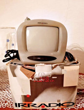 IRRADIO MINI TV B/N VINTAGE TELEVISORE PORTATILE ALIMENTAZIONE 12 VOLT 5.5"