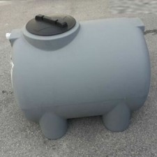 SERBATOIO IN POLIETILENE RACCOLTA ACQUA CORDIVARI CILINDRICO ORIZZONTALE 300 LT
