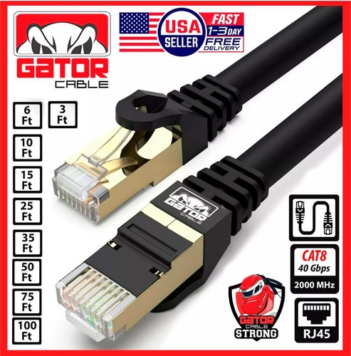 Cavo ethernet cat - 8, 40gbps