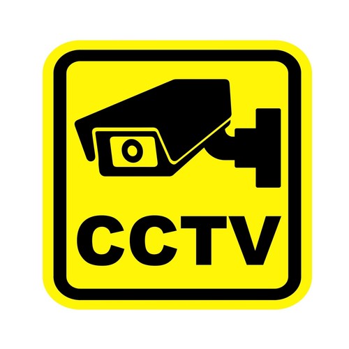 Adesivo cctv - 2x,