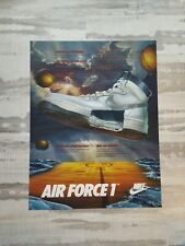 Promotional Nike AIR FORCE ONE Basketball Sneaker Poster MICHAEL JORDAN Original